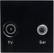 BG EMTVSATB Euro Module TV & Satellite - Black - westbasedirect.com