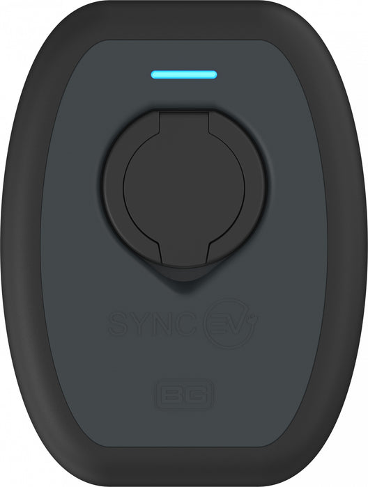 SyncEV BG EVS7G Domestic 7.4kW EV Car Charger Socket WiFi Only - Black - westbasedirect.com