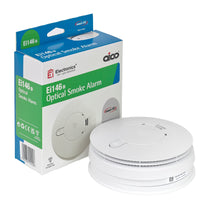 Aico Ei146e Optical Smoke Alarm Mains Powered 9V Alkaline Battery Backup