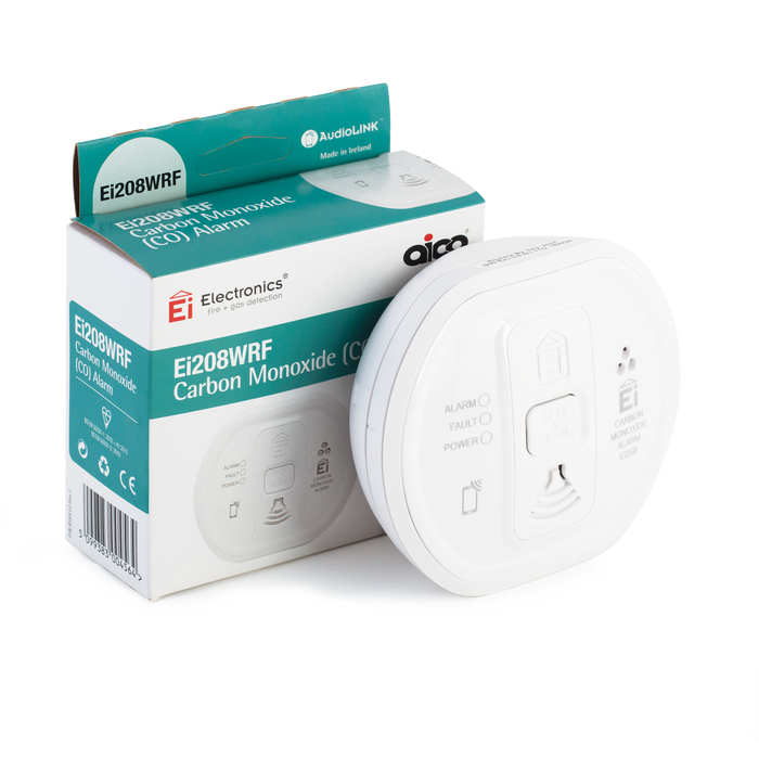 Aico Ei208WRF Battery Powered AudioLINK and RadioLINK Carbon Monoxide (CO) Alarm Lithium Battery - westbasedirect.com