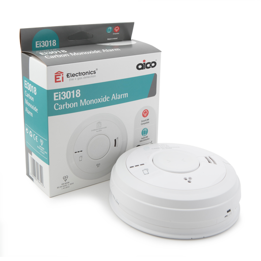 Aico Ei3018 Mains Power Carbon Monoxide Alarm AudioLINK 10yr Battery Backup - SmartLINK Compatible - westbasedirect.com