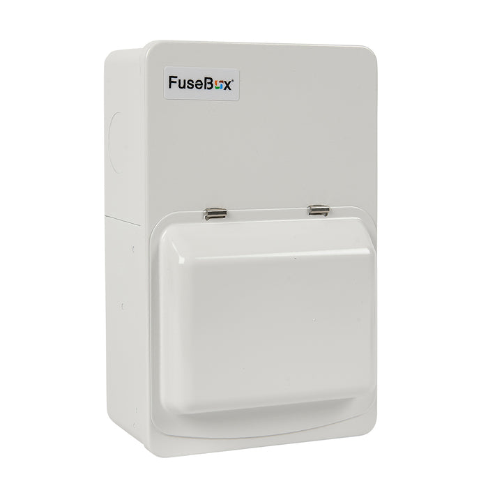FuseBox F2004M 6 Module 4 Way Consumer Unit + 100A Main Switch - westbasedirect.com