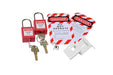 FuseBox FBLOK Lock Off Kit (Suitable for MCB, RCBO, Main Switch & *F2 Consumer Unit) - westbasedirect.com