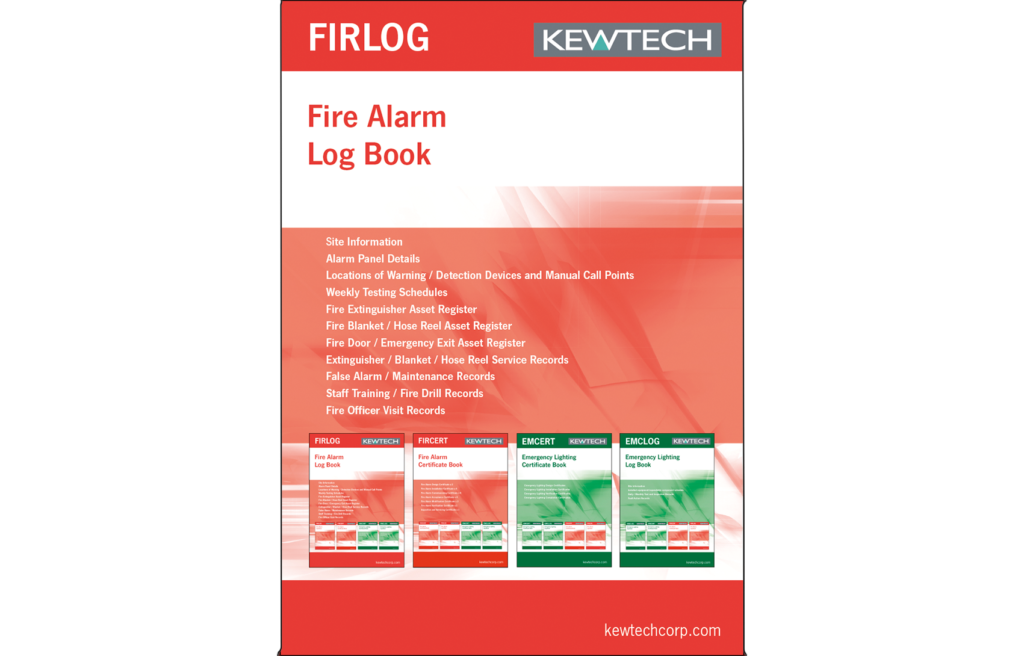 Kewtech FIRLOG Fire Alarm Maintenance Log Book - westbasedirect.com
