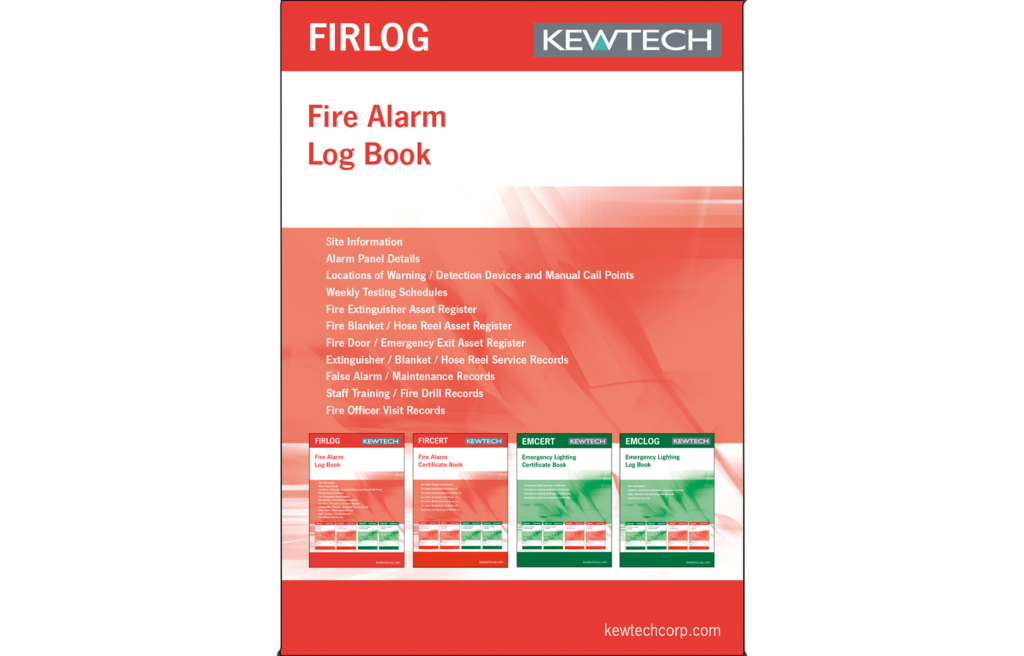 Kewtech FIRLOG Fire Alarm Maintenance Log Book — westbasedirect.com