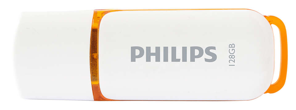 Philips USB 2.0 128GB Snow Edition Orange - westbasedirect.com