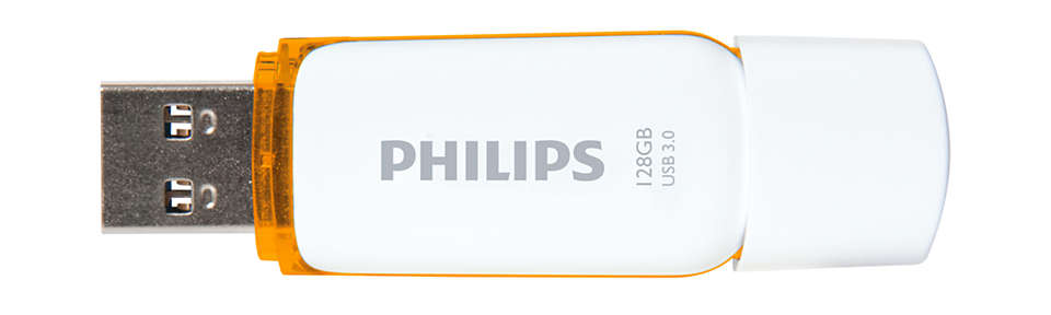 Philips USB 3.0 128GB Snow Edition Orange - westbasedirect.com