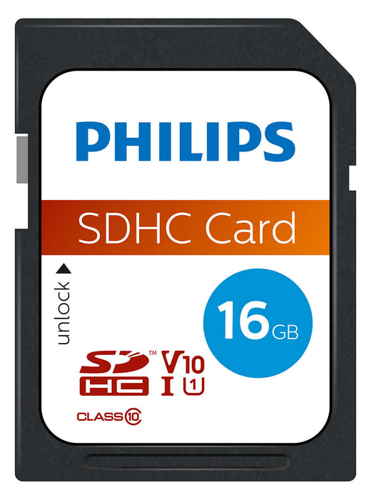 Philips SDHC Card 16GB Class 10 UHS-I U1 - westbasedirect.com