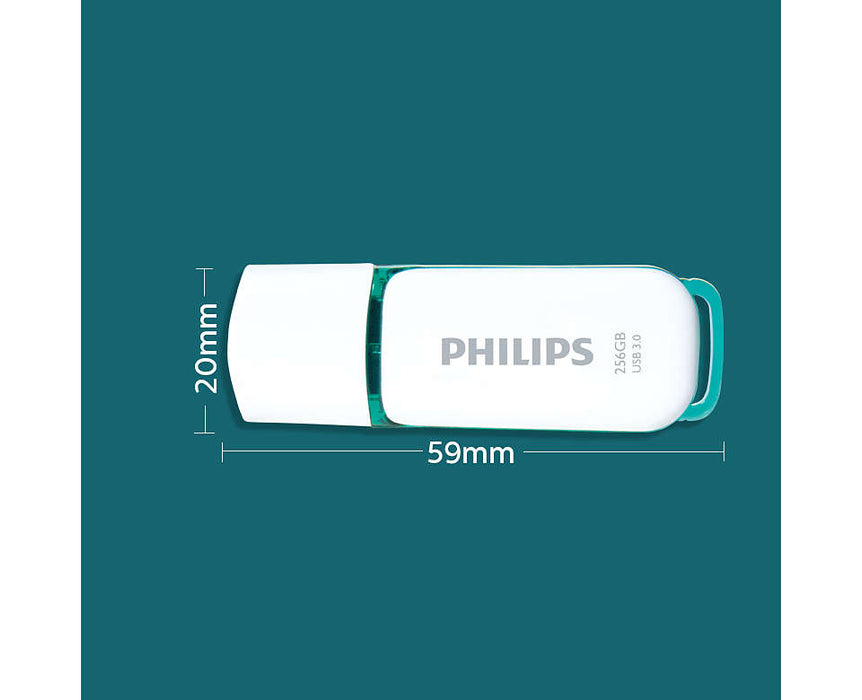 Philips USB 3.0 256GB Snow Edition Green - westbasedirect.com