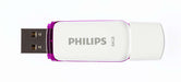 Philips USB 2.0 64GB Snow Edition Purple - westbasedirect.com