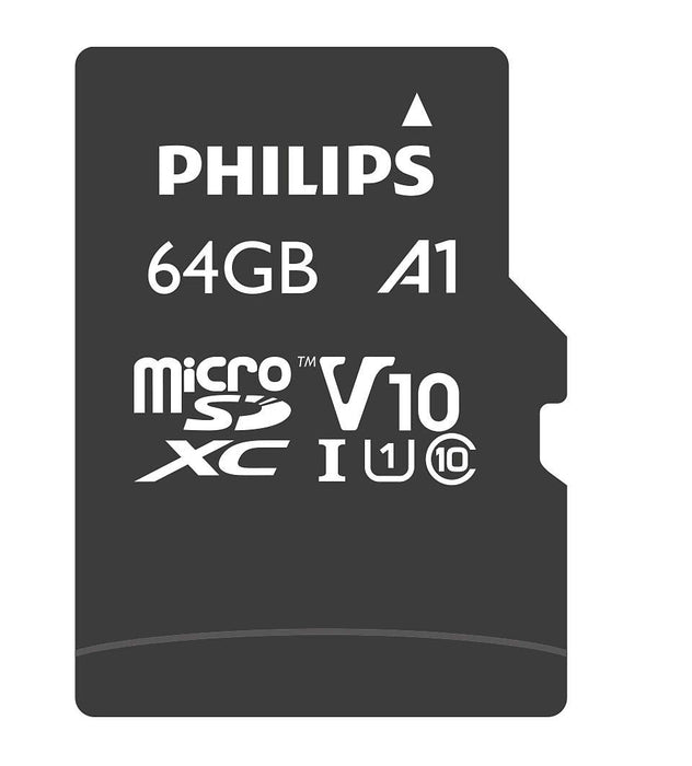 Philips Micro SDXC Card 64GB Class 10 UHS-I U1 incl. Adapter - westbasedirect.com