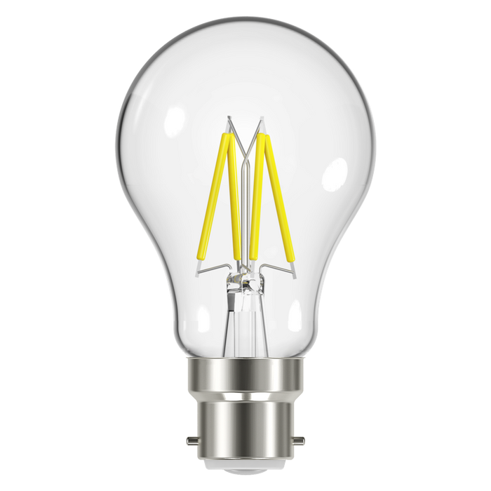 Energizer 4.8W 470lm B22 BC GLS Filament LED Bulb Warm White 2700K Dimmable - westbasedirect.com