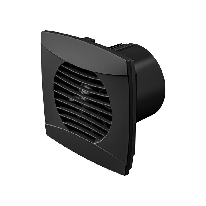 Velair EVEHA100T003 Helix Air Extractor Fan Timer 100mm Black - westbasedirect.com