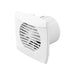 Velair EVEHA100TH001 Helix Air Extractor Fan Timer & Humidistat 100mm White - westbasedirect.com