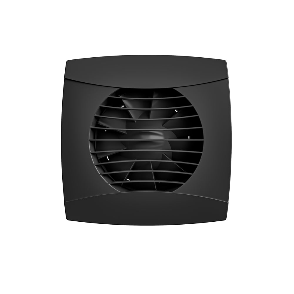 Velair EVEHA100S003 Helix Air Extractor Fan Standard 100mm Black ...