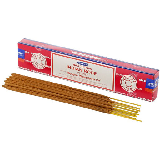 Satya Indian Rose 15g | 1 Pack (12 Sticks) - westbasedirect.com