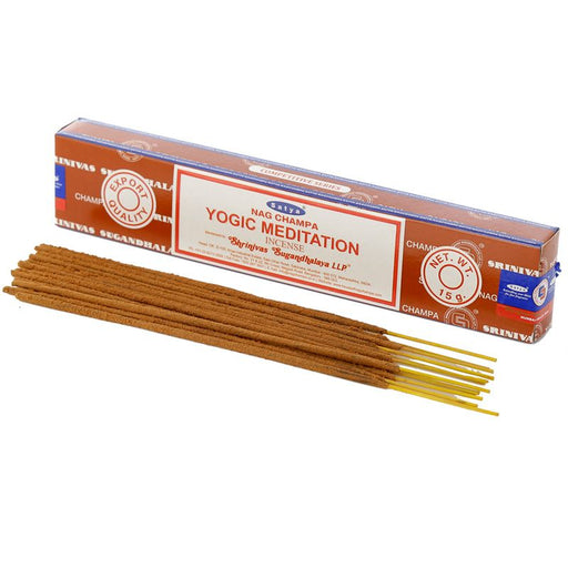 Satya Yogic Meditation 15g | 1 Pack (12 Sticks) - westbasedirect.com