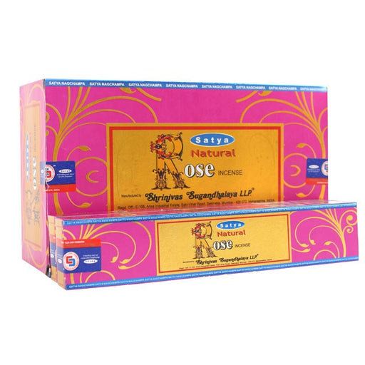 Satya Natural Rose 15g | Full Box (12x12) - westbasedirect.com