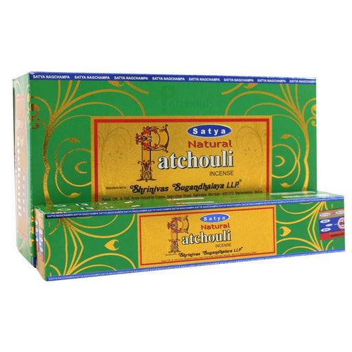 Satya Natural Patchouli 15g | Full Box (12x12) - westbasedirect.com