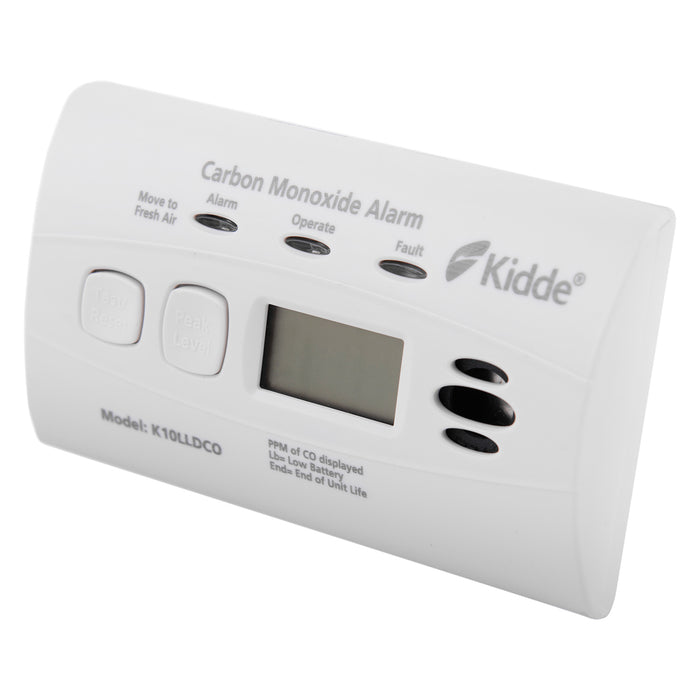 Kidde K10LLDCO Battery Powered Carbon Monoxide Alarm 10 Year Sealed-In Battery with Digital Display - westbasedirect.com
