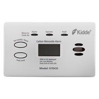 Kidde K7DCO Battery Powered Carbon Monoxide Alarm Alkaline Batteries, 10 Year Sensor Life with Digital Display