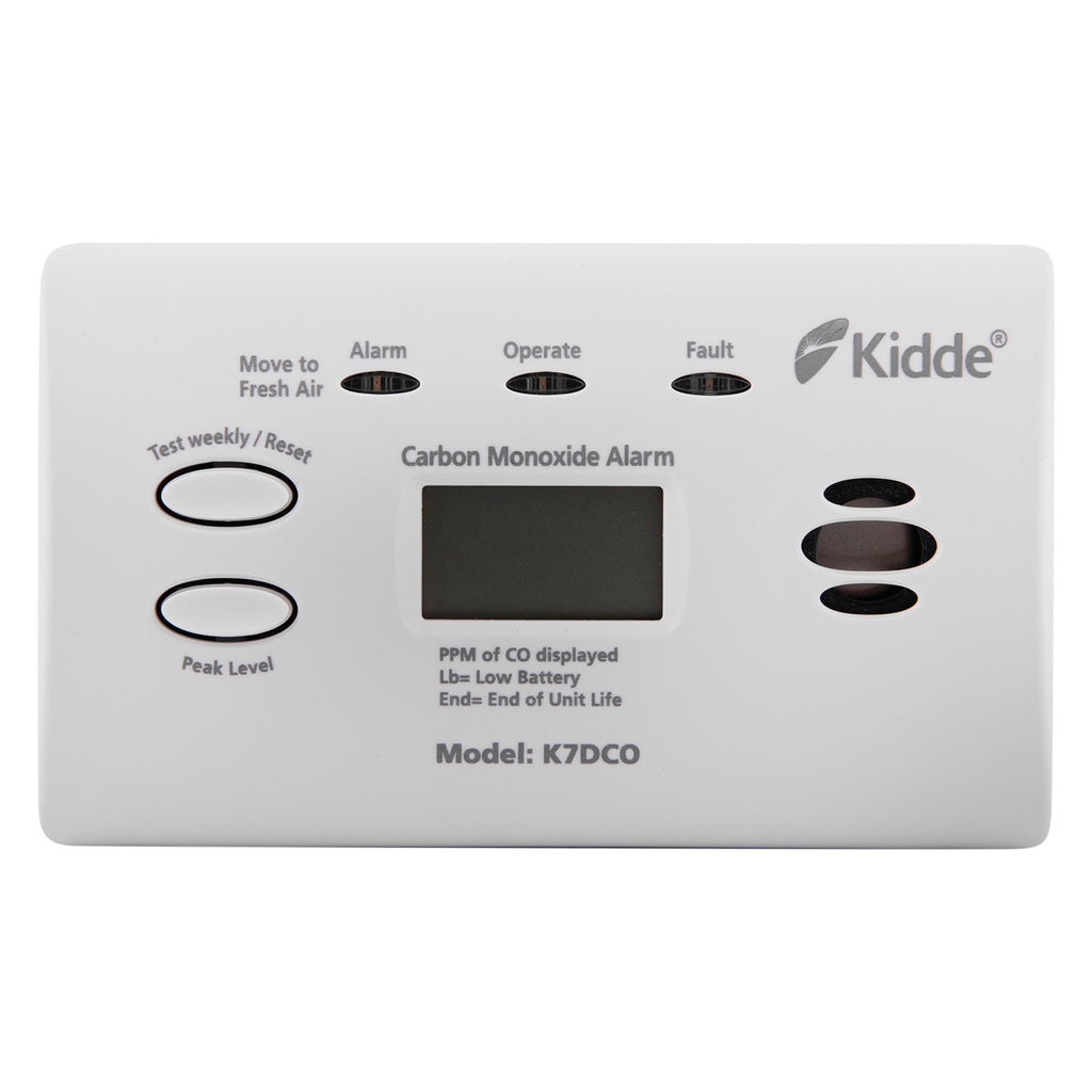Kidde Carbon Monoxide Detector, Battery Powered CO Alarm with LEDs,  Test-Reset Button, Low Battery Indicator, Portable