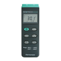 Kewtech KEW301 Digital Dual Input Thermometer -200 to 1370 degree C