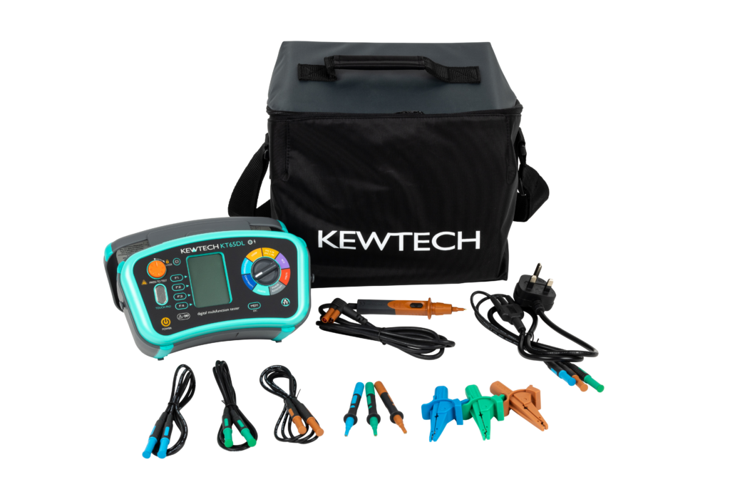 Kewtech KT65DL Digital MFT 8in1 with 8212 USB KEW Report & ACC050 - westbasedirect.com
