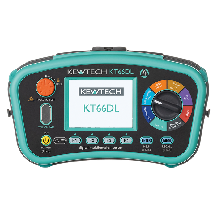 Kewtech KT66DL Digital MFT 12in1 Capable of Testing EV Charging Points - westbasedirect.com