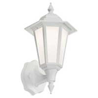 Knightsbridge LANT1W 230V IP54 8W LED Wall Lantern - White