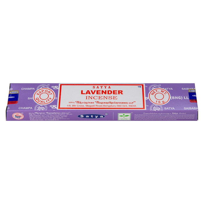 Satya Lavender 15g | 1 Pack (12 Sticks) - westbasedirect.com