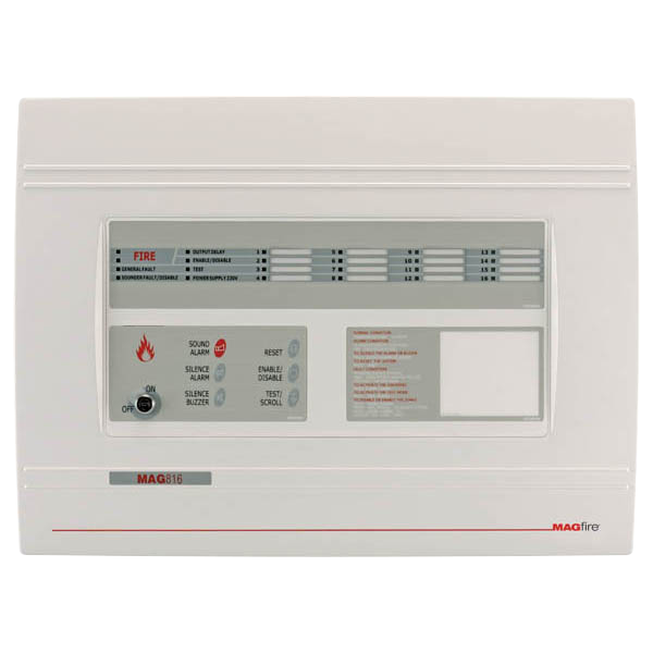 ESP MAG816 Conventional 8-16 Zone ABS Fire Panel — westbasedirect.com