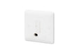 MK Base MB1031WHI White Moulded 1G 13A Unswitched Fused Spur Unit + Flex - westbasedirect.com
