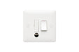 MK Base MB1041WHI White Moulded 1G 13A Switched Fused Spur Unit + Flex - westbasedirect.com