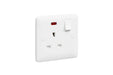 MK Base MB2657DPWHI White Moulded 13A 1G DP Switched Socket + Neon - westbasedirect.com