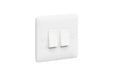 MK Base MB4862WHI White Moulded 10AX 2G 2-Way Switch - westbasedirect.com