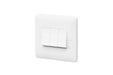 MK Base MB4863W1WHI White Moulded 10AX 3G 1-Way Switch - westbasedirect.com
