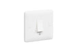 MK Base MB4867WHI White Moulded 10A 1G Push Switch marked "BELL" - westbasedirect.com