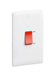 MK Base MB5215WHI White Moulded 45A 2G DP Switch (Large) - westbasedirect.com