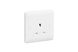 MK Base MB780WHI White Moulded 13A 1G Unswitched Socket - westbasedirect.com