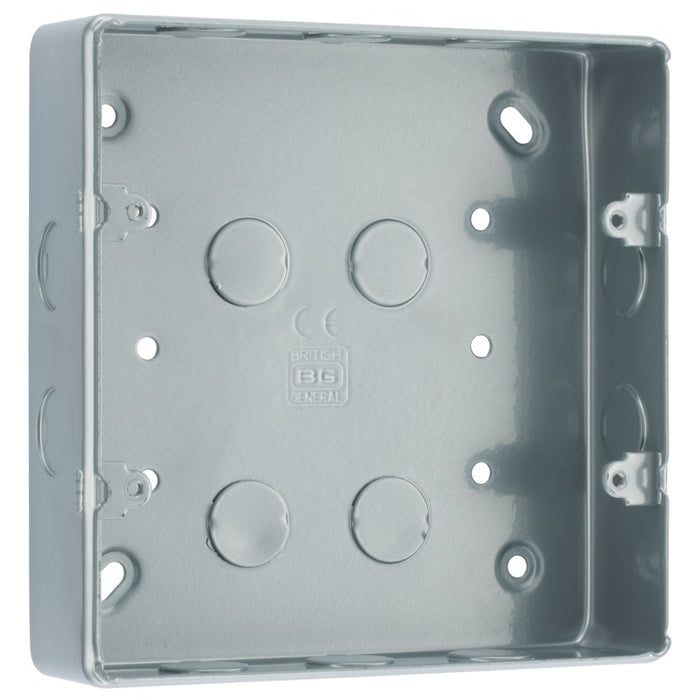 BG MC503 Double Metal Box - Surface or Flush Mount (6 & 8 Gang Grid) - westbasedirect.com