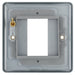 BG MC5EMS1 Metal Clad 1G Euro Module Plate - westbasedirect.com