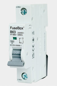 FuseBox MT10B631 63A 1P B Curve 10kA MCB