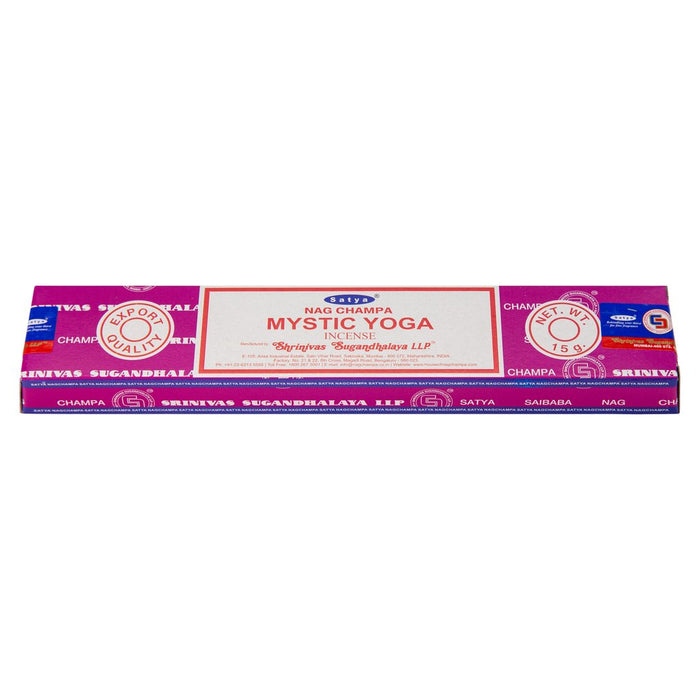 Satya Mystic Yoga 15g | 1 Pack (12 Sticks) - westbasedirect.com