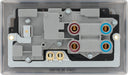 BG NAB70B Nexus Metal DP Cooker +Socket+Neon /Black - Antique Brass - westbasedirect.com