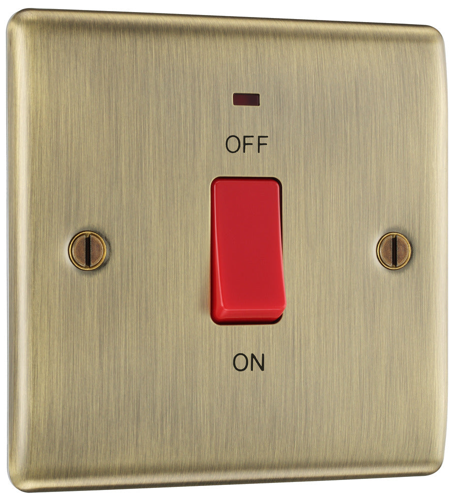 NAB74 Nexus Metal DP Single Plate + Neon Antique Brass