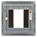 BG NABEMS1 Nexus Metal Single Euro Module Faceplate - Antique Brass - westbasedirect.com