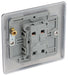 BG NBI13 Nexus Metal Intermediate Light Switch 10A - Brushed Iridium - westbasedirect.com