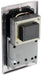BG NBI20B Nexus Metal Dual Voltage Shaver Socket/Black - Brushed Iridium - westbasedirect.com