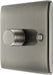 BG NBI81P Nexus Metal 2-Way Single Leading Edge Dimmer Push On/Off - Brushed Iridium - westbasedirect.com